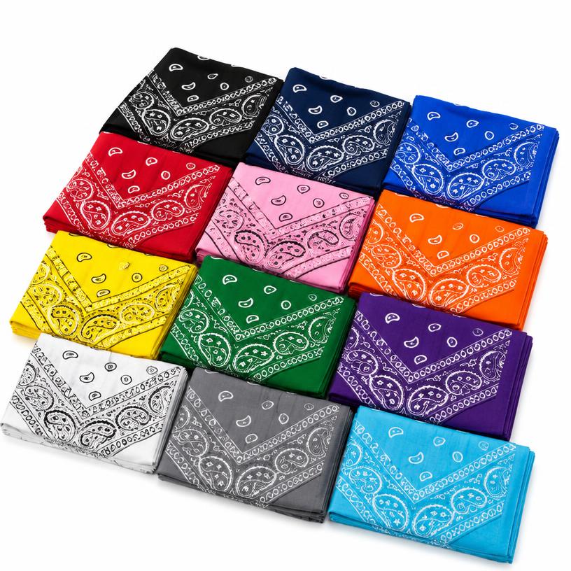 Custom Bandanas, 100% Cotton or Polyester