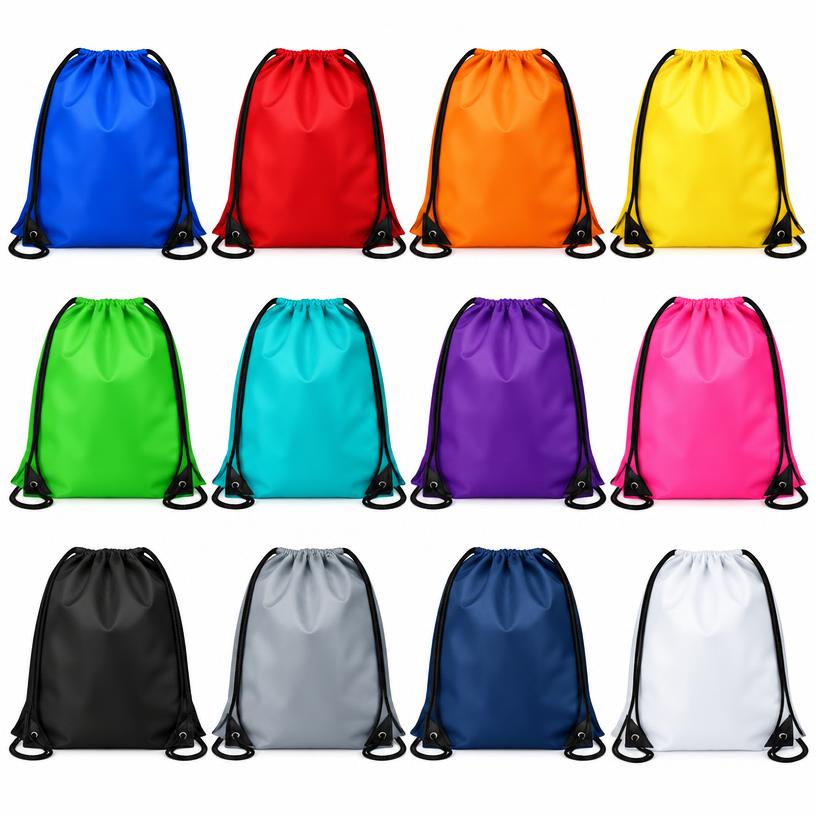 Drawstring Backpacks, 210D Polyester