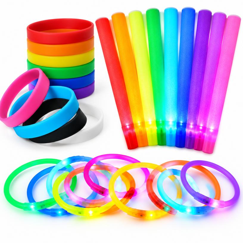 Glow Sticks and LED Batons, LED, Foam, Chemical Glow