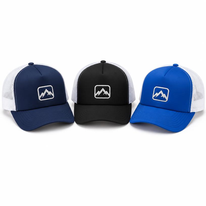 Foam Front Trucker Hat, Foam + Polyester Mesh