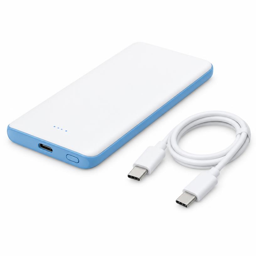 Slim Power Bank, ABS, Lithium Polymer